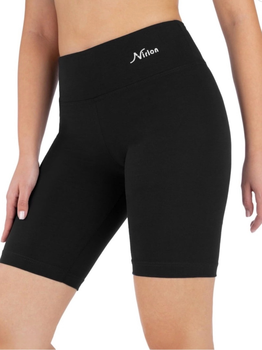 Nirlon High Waisted Biker Shorts